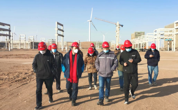 锁定进度目标不动摇  统筹协调高效推进项目建设——海利集团公司党委书记、董事长刘卫东调研宁夏海利项目建设